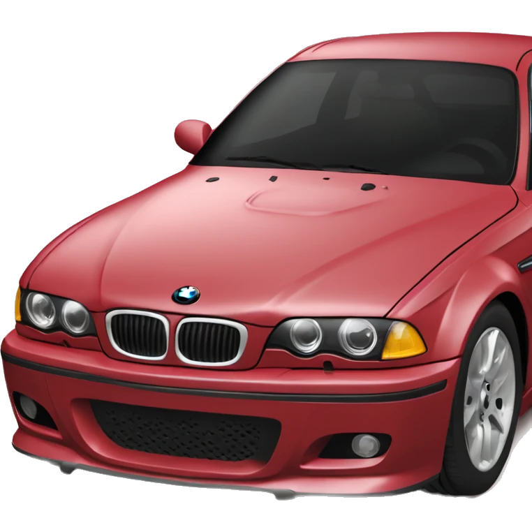 Red bmw E46 emoji