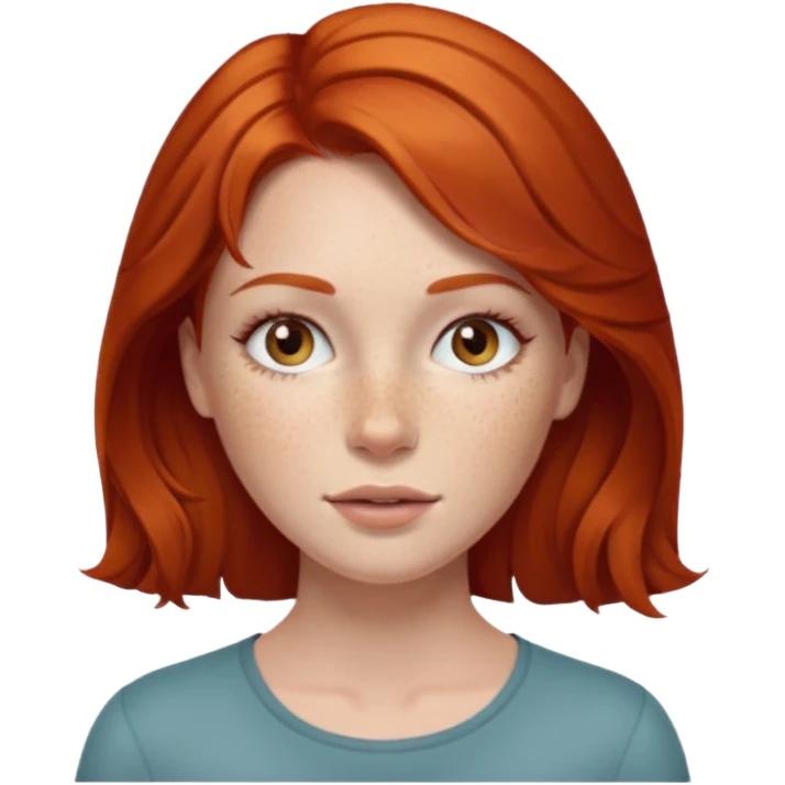 Reina pelirroja emoji