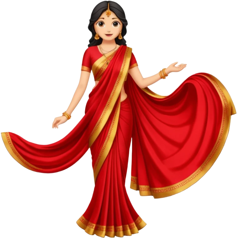 saree red emoji