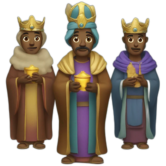 three wise men emoji