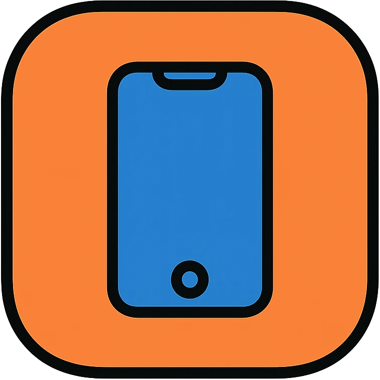app icon, modern color icon style, minimal symbol in the center emoji