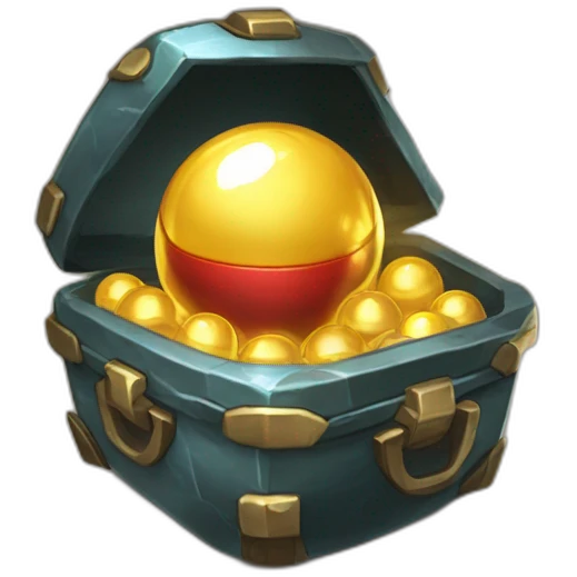 Pokemon Game LootCase Color Obsidian Rich Treasure Legendary Epic Pokeballs and Pokemons Inside this have Shiny Glow emoji