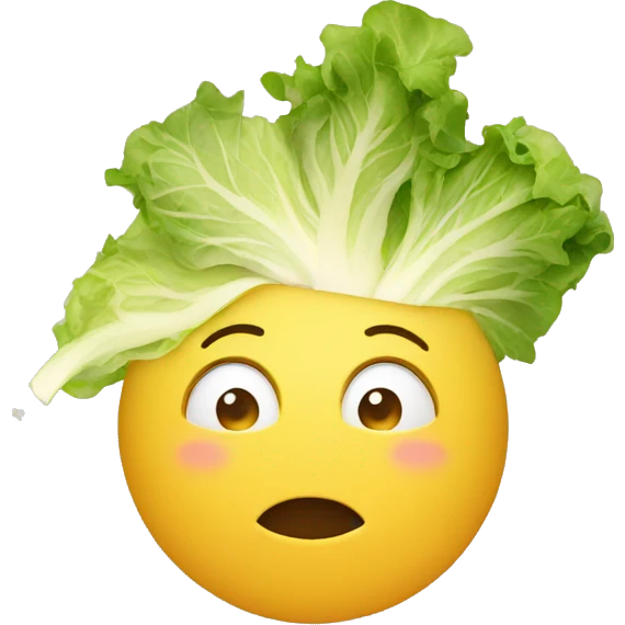 salad face that is saluting with a hand near the forehead emoji
