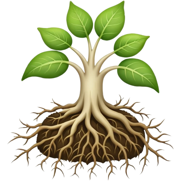 baby plant roots emoji