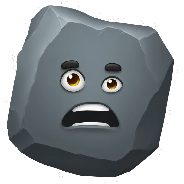 Rock emoji