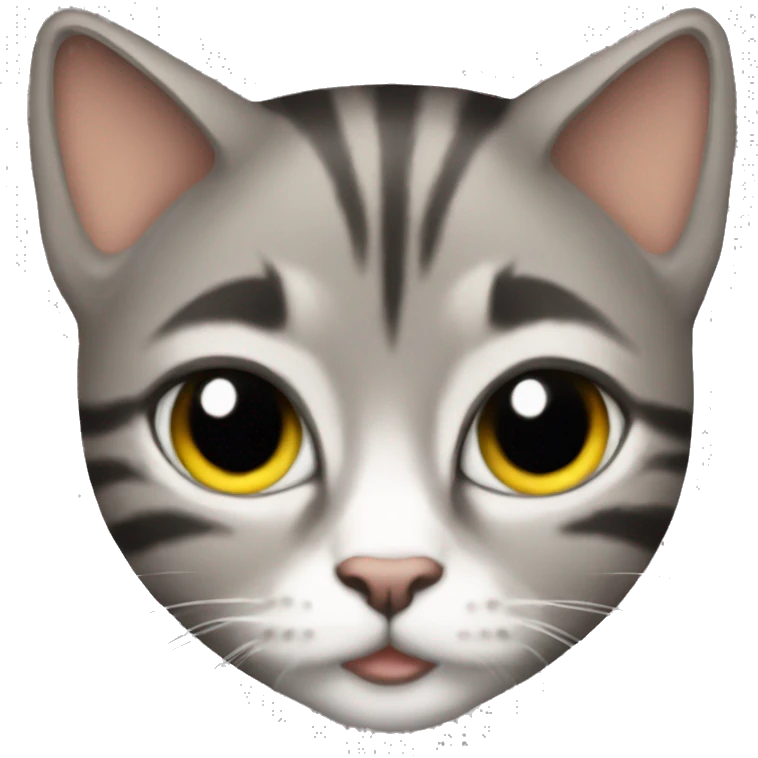 Cat with a crop top emoji