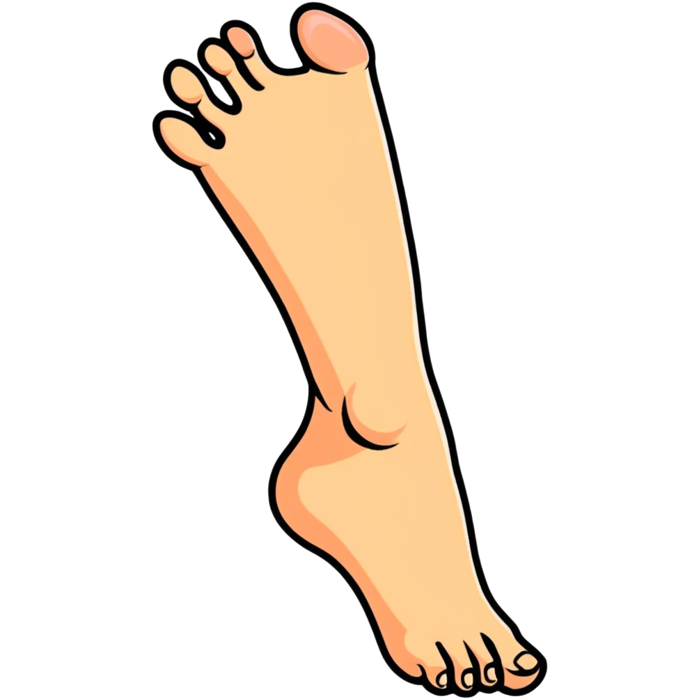 barefoot emoji