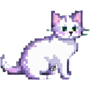 little cat playing emoji