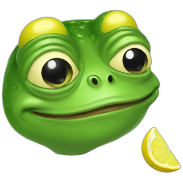 lemon pepe frog emoji