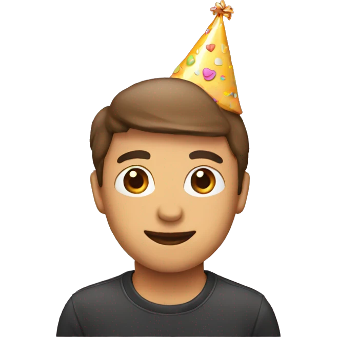 Birthday cap emoji