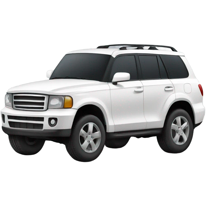 white suv emoji