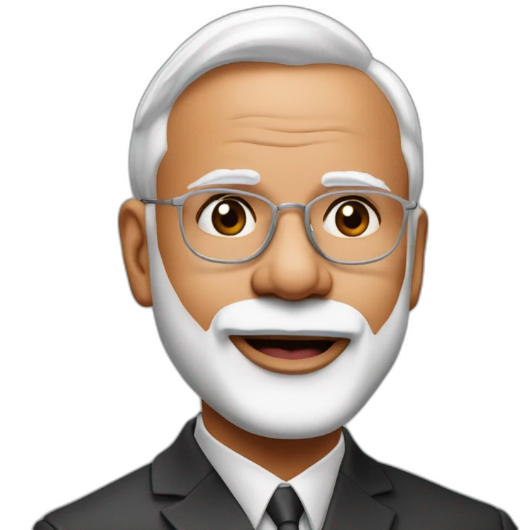 hyper realistic narendra modi doing cristiano ronaldo's celebration 'siuuu' emoji