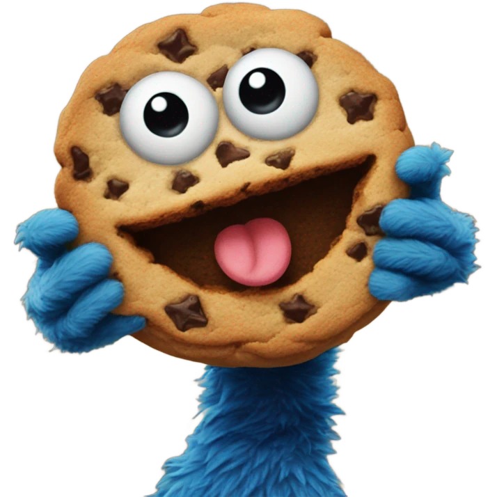 Cookie Monster new year  emoji