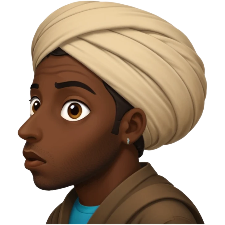 fleeing Iranians, in profile emoji