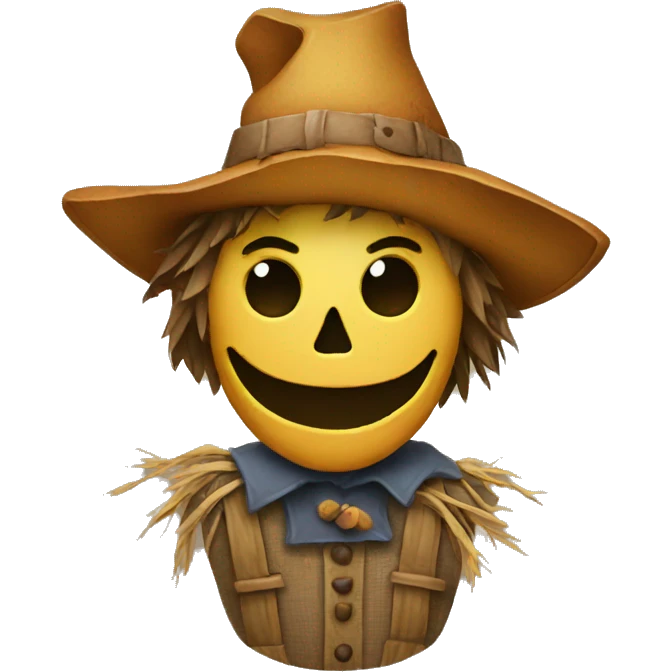 Scarecrow emoji