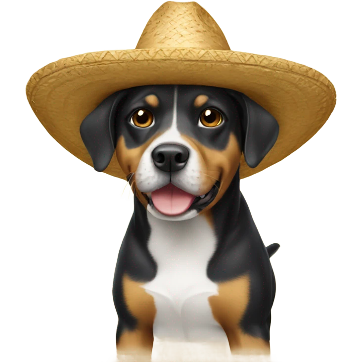 dog weat sombrero emoji
