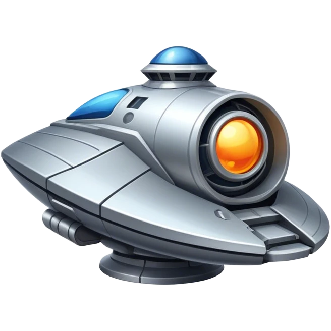 Space ore extractor spaceship emoji