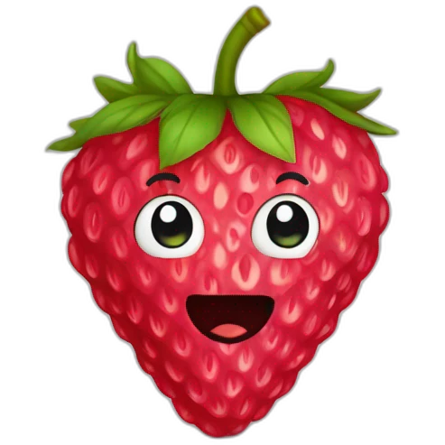 Fraise Framboise mutuelle emoji