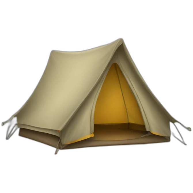 camp tent emoji