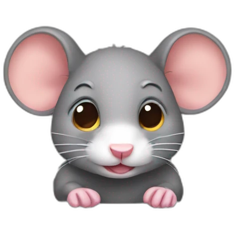 Cute rat emoji