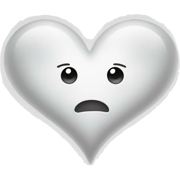 Heart white star  emoji
