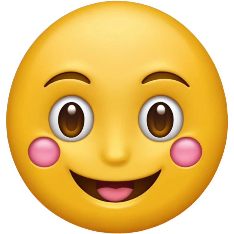 Emoji amarillo mordiéndose la uña (😊+💅) emoji