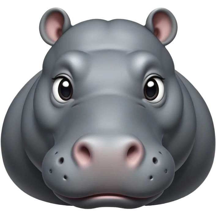 cinematic-noble-hippo-portrait-emoji,-poised-and-regal,-with-a-massive,-robust-build-and-a-smooth,-sleek-slate-gray-hide,-deep-set-soulful-eyes,-simplified-yet-sharp-and-sophisticated-features,-highly-detailed,-glowing-with-a-soft radiance emoji