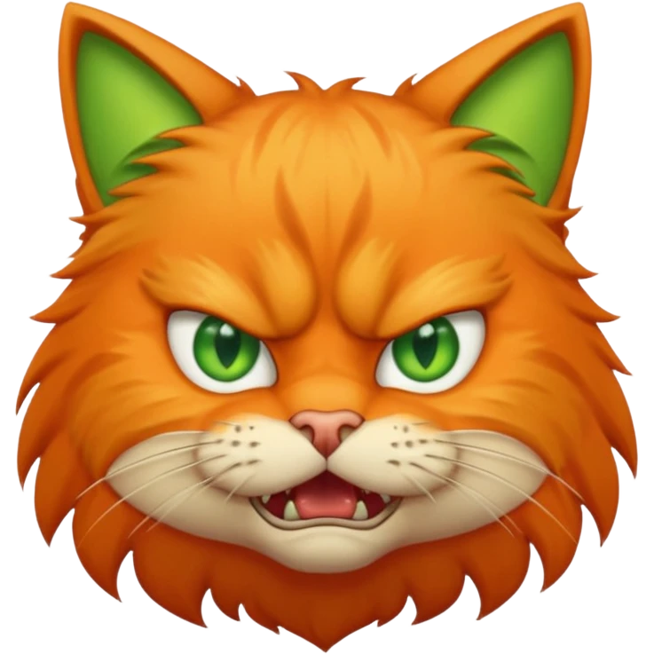 Angry cat emoji