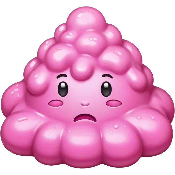 Pink vomit emoji
