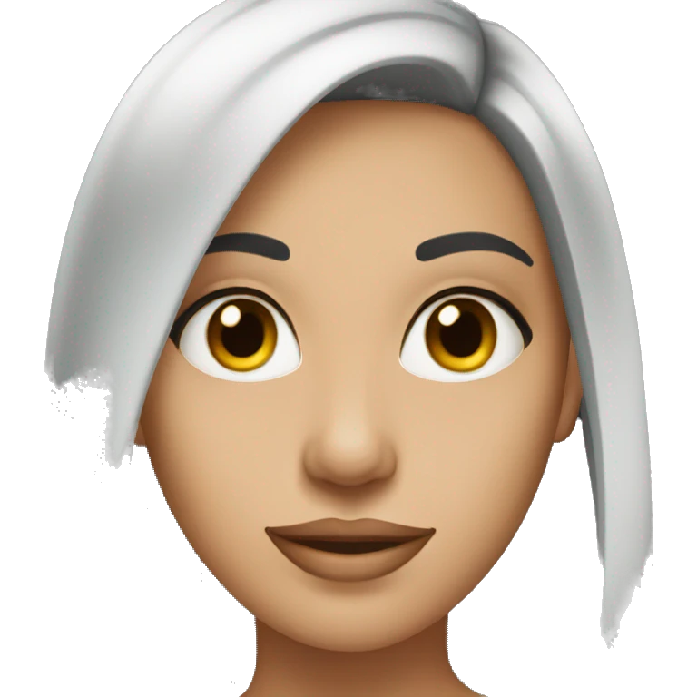 attractive brunette emoji