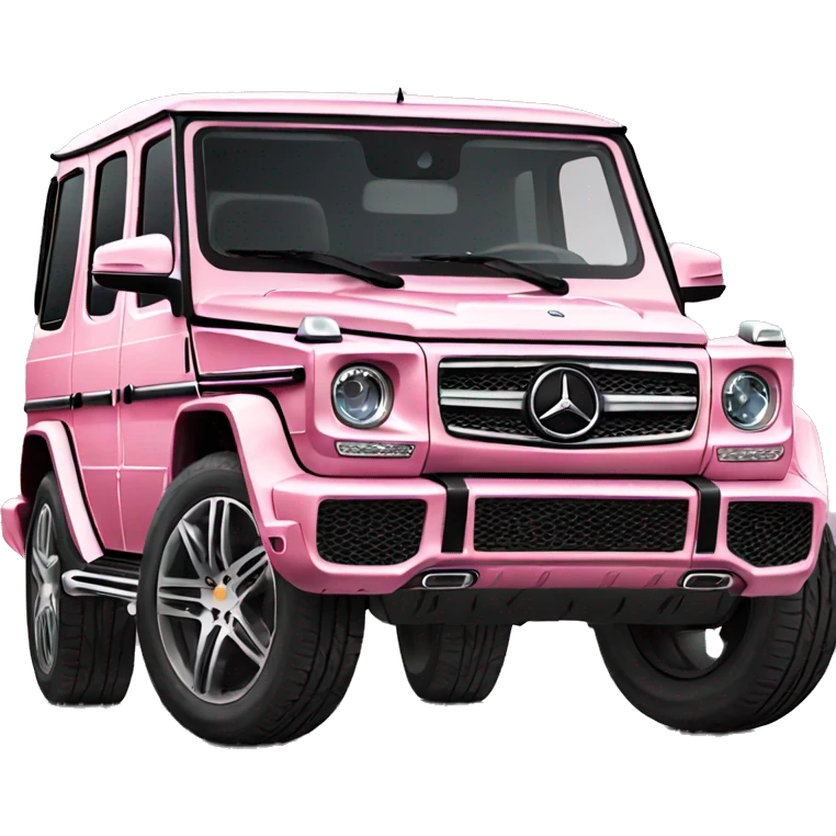 Light Pink Mercedes g wagon emoji