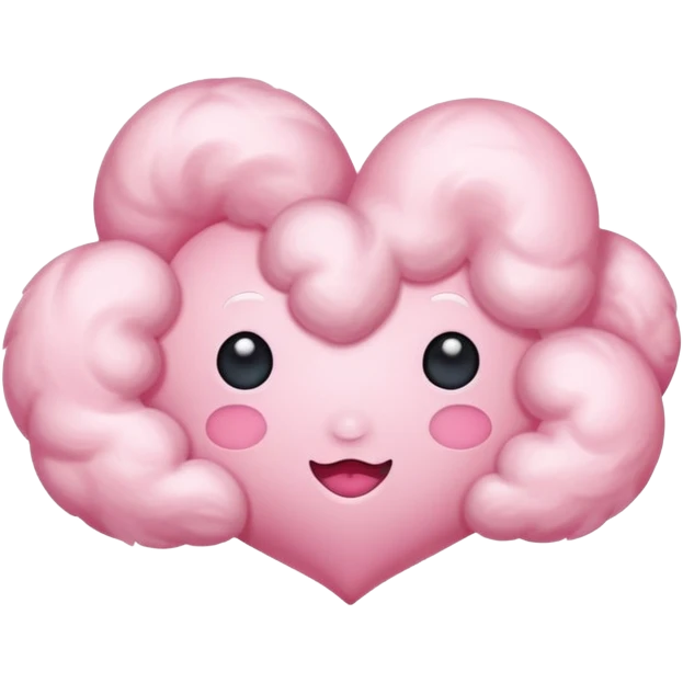 pink heart cloud emoji