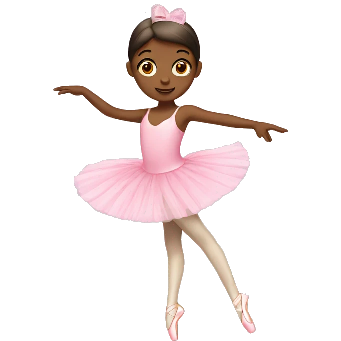 Pink ballerina emoji