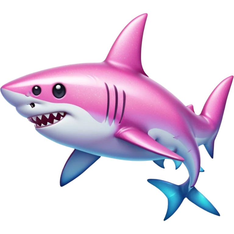 Pink Sparkle Shark emoji