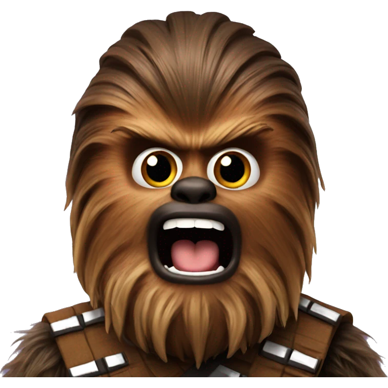 Chewbacca surprised emoji
