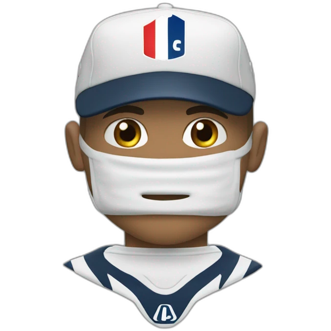 mbappé qui se gratte la tete emoji