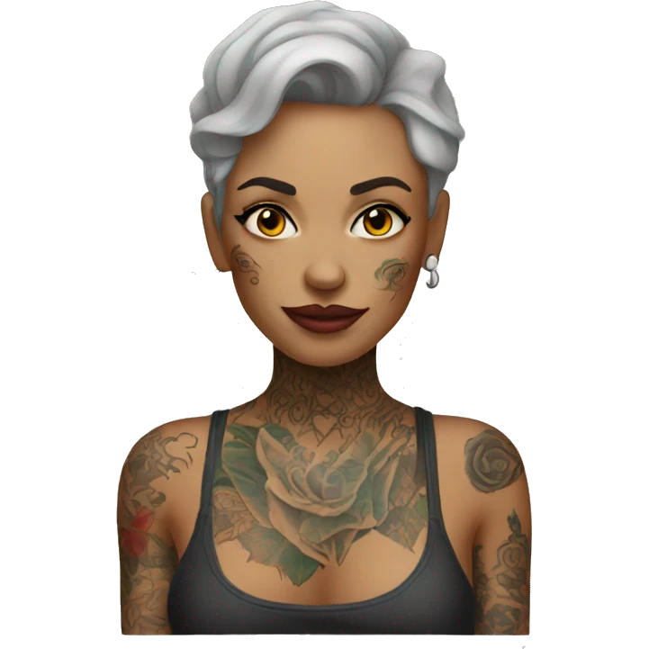 tattooed-woman emoji