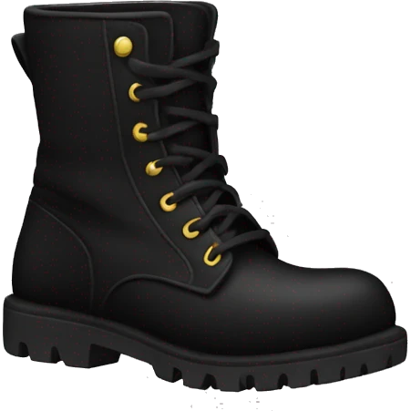 Black boots emoji
