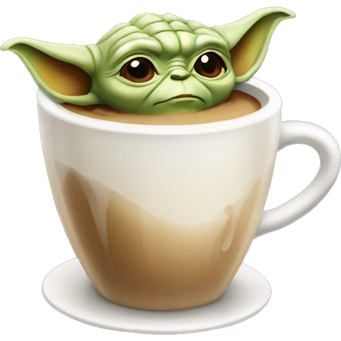 Yoda coffe emoji