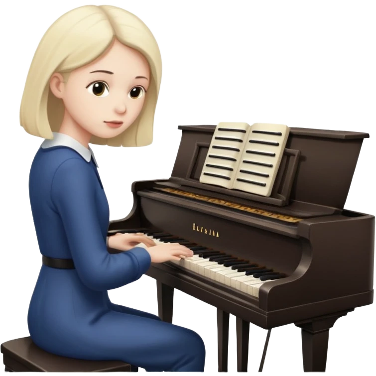 Piano recital emoji