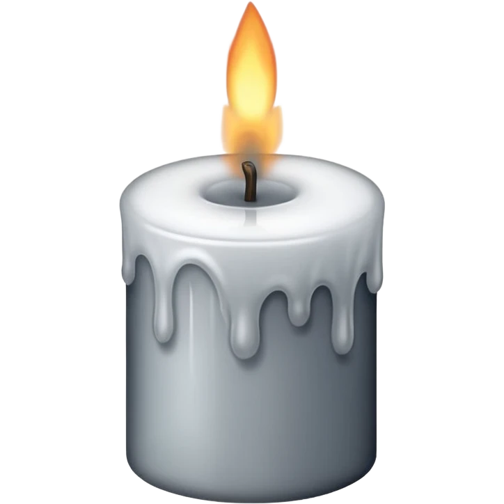 Candel with no flame 🔥 only smoke emoji