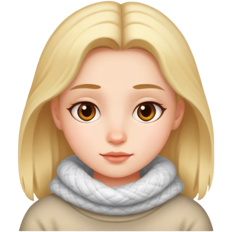 girl cozy emoji