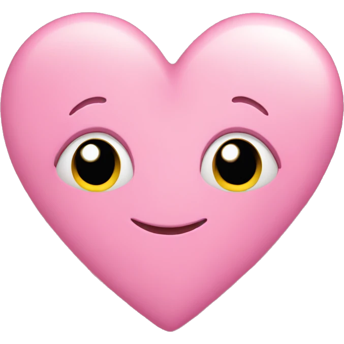 pink love heart  emoji