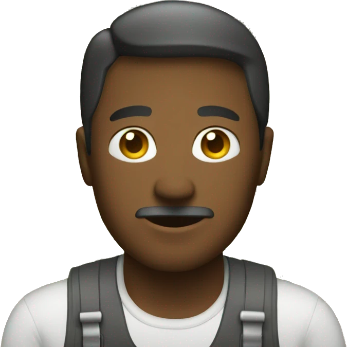A man working in a field emoji
