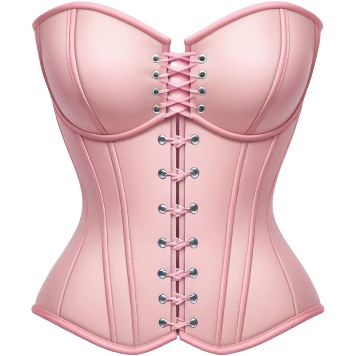 Pastel pink corset  emoji