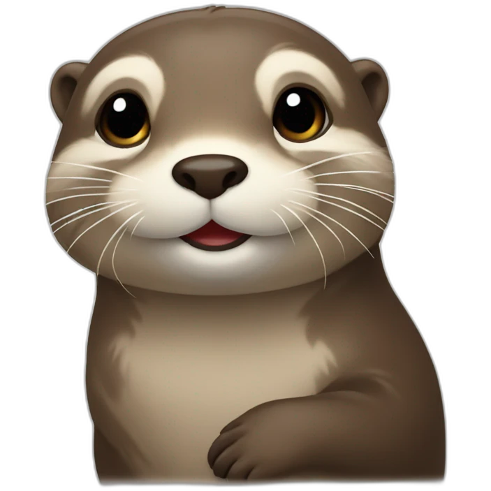 Otter blessing emoji