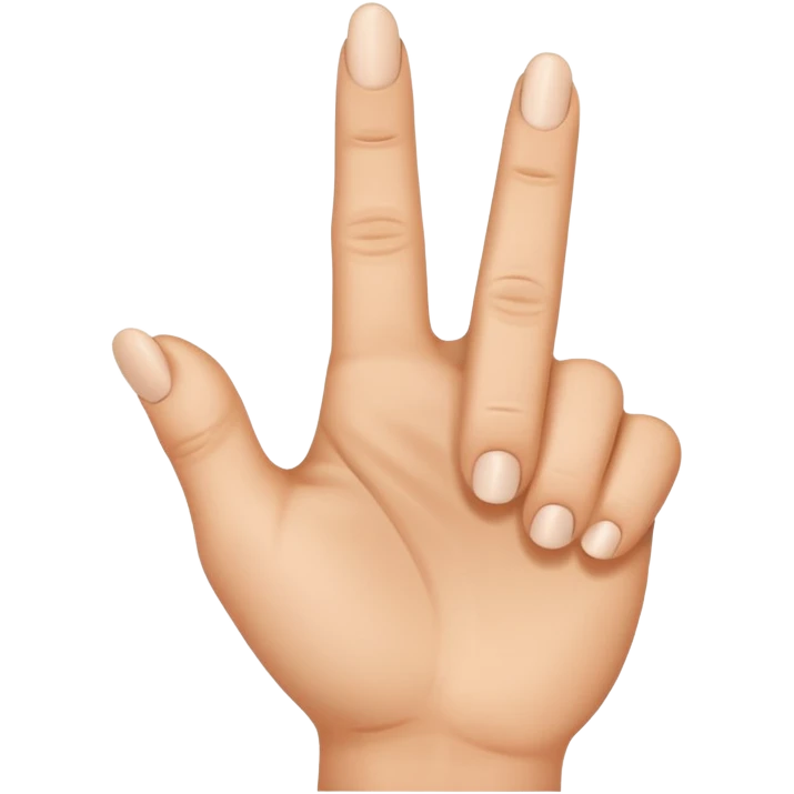 Emoji showing middle finger emoji