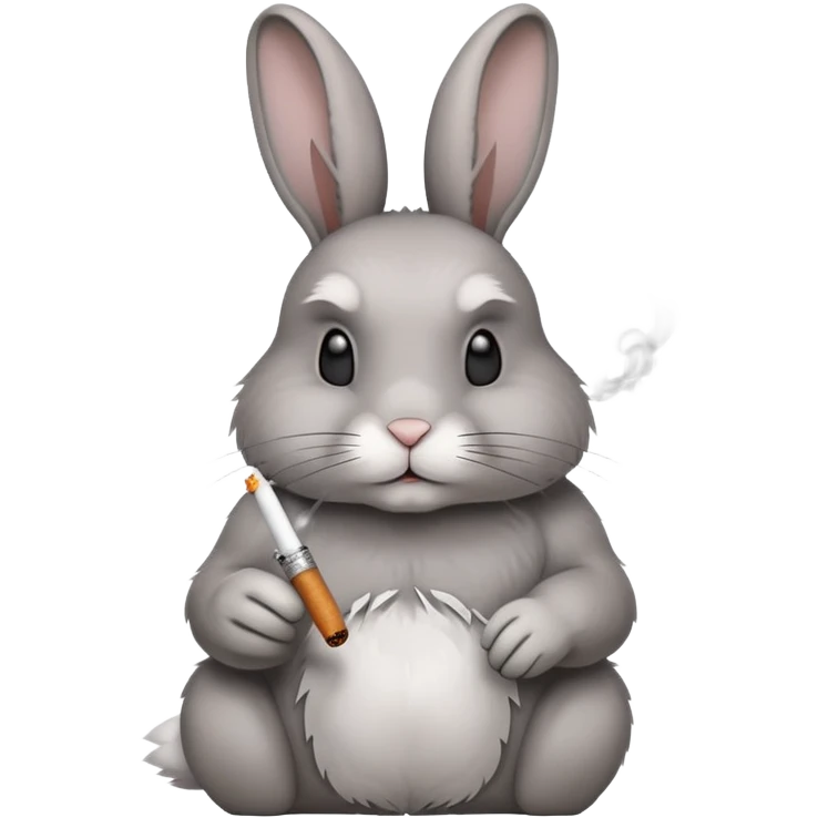 smoking rabbit emoji