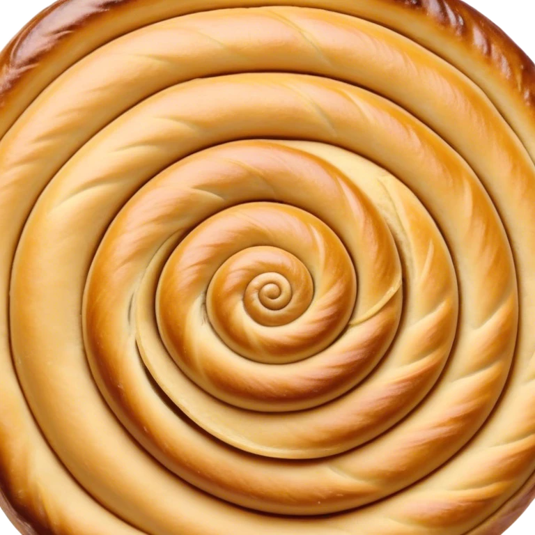 Cinematic delicate escargot pastry, spiral shape with layers of buttery dough, caramelized edges, rich golden-brown tones, elegant and inviting. emoji