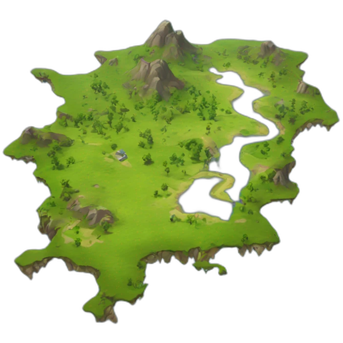 Map de fortnite emoji